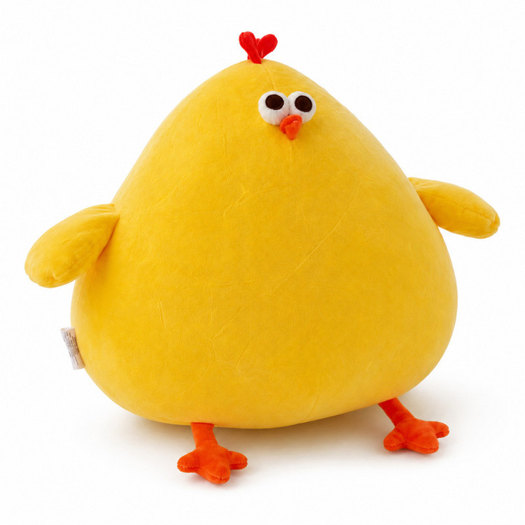 عروسک پولیشی مدل جوجه تپل ارتفاع 35 سانتیمتر